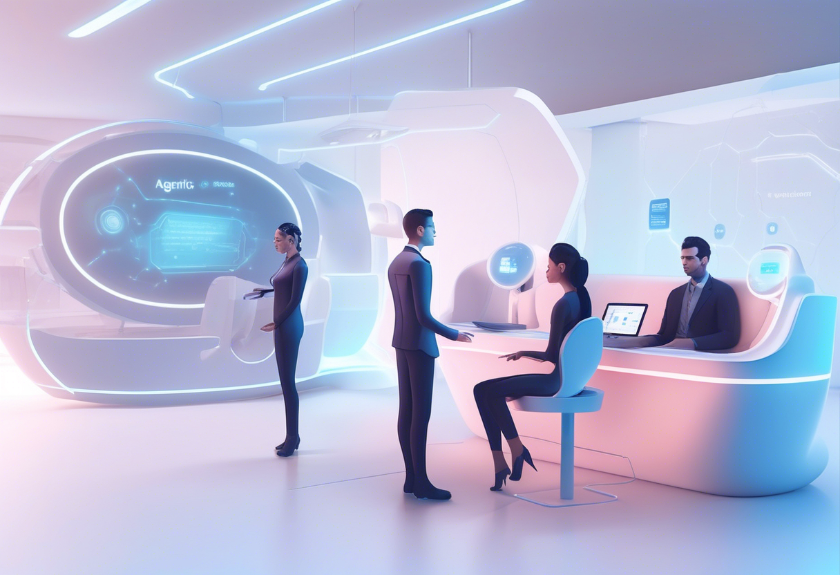 Agentic AI enhances customer service by managing complex interactions autonomously, predicting needs, and offering personalized solutions beyond traditional chatbot capabilities
