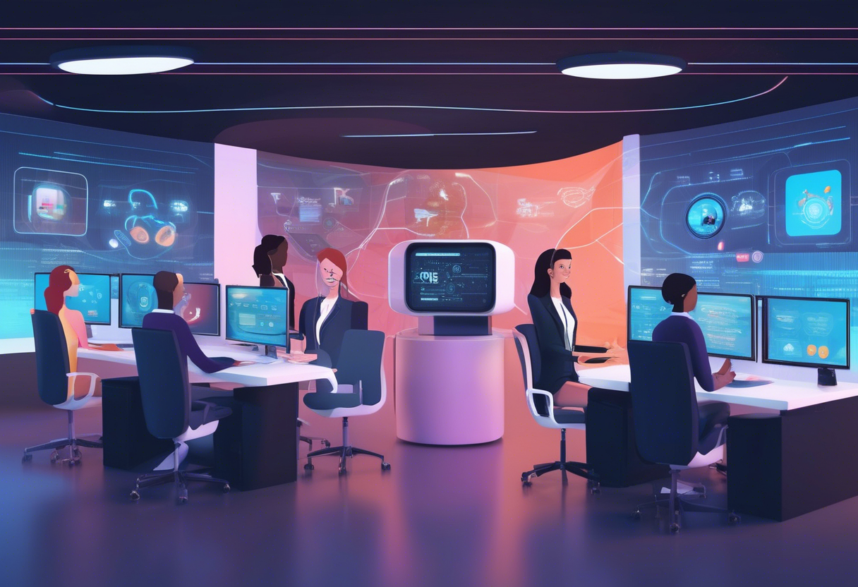 AI-powered VoIP systems improve customer satisfaction by optimizing call handling, personalizing interactions, and providing round-the-clock support