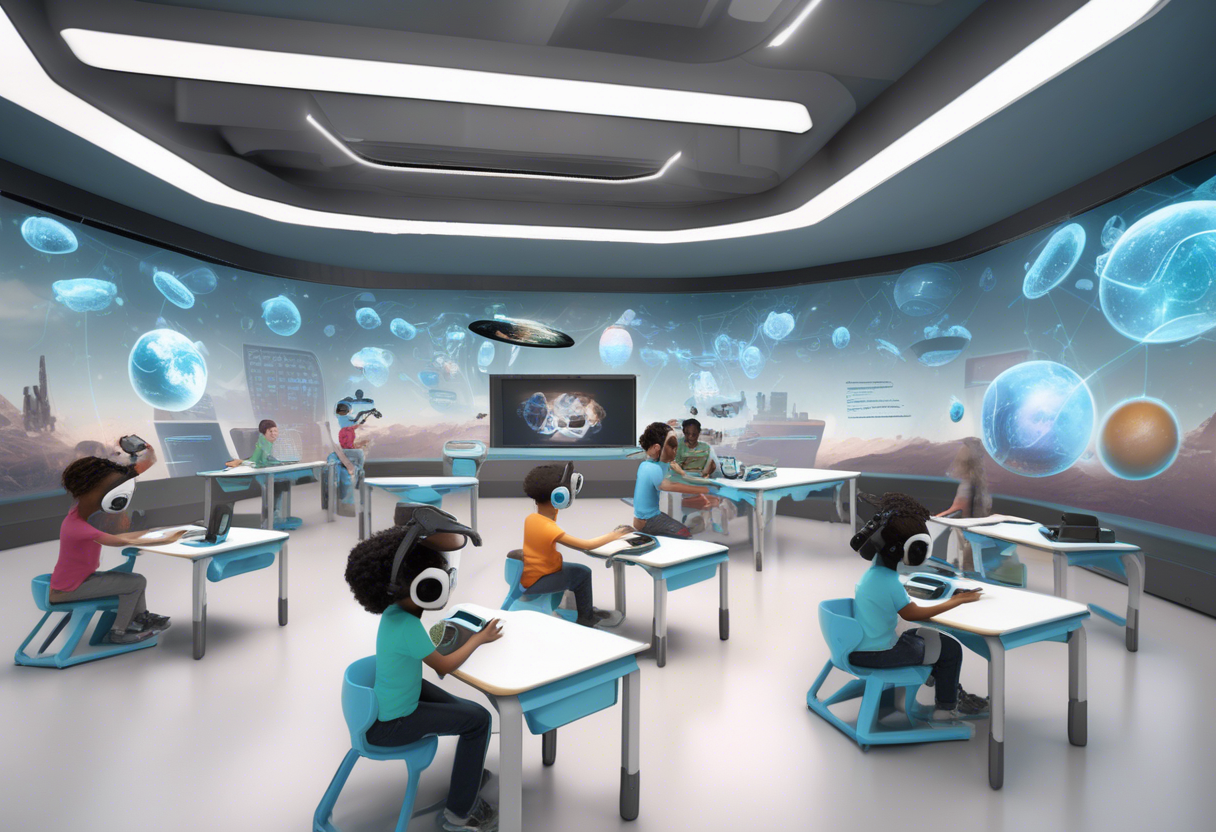 AI, VR, and AR are transforming education by creating personalized, interactive, and immersive learning experiences that go beyond traditional methods