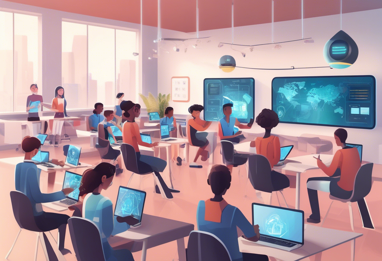 Coursera's AI-driven approach reduces costs while maintaining quality, using gamification and analytics to enhance engagement and effectiveness