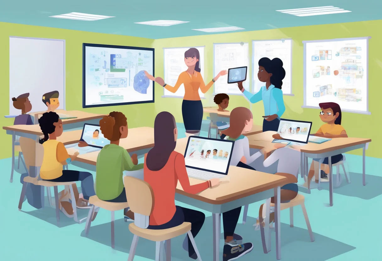 La IA personaliza el aprendizaje y automatiza tareas repetitivas, permitiendo a los docentes concentrarse más en la enseñanza directa