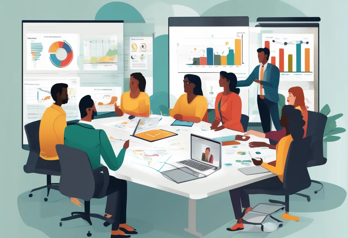 Aligning training with business goals involves engaging stakeholders, planning based on skill gaps, and evaluating program effectiveness