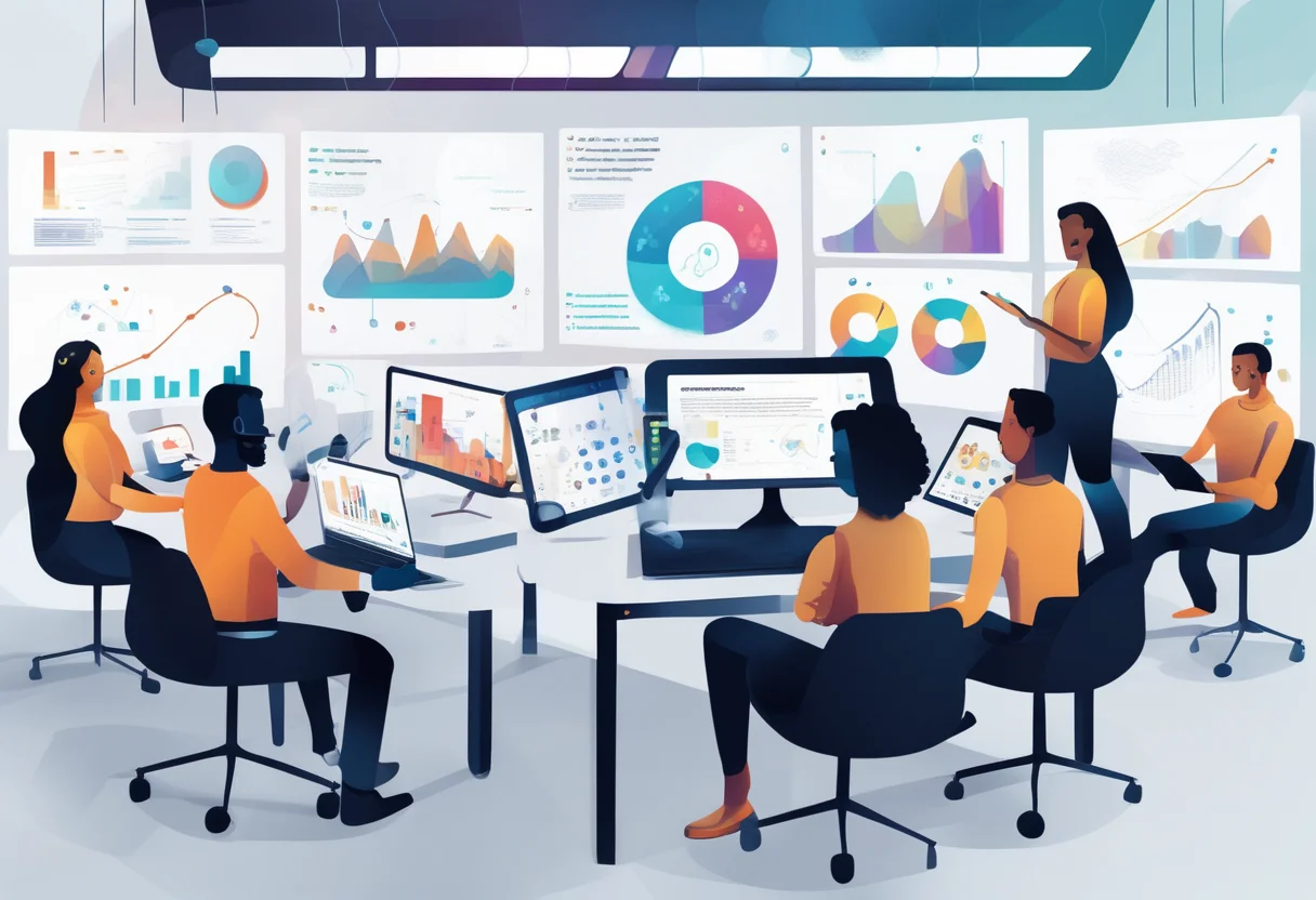 Predictive analytics helps organizations identify skill gaps and tailor training to enhance AI adoption and workforce development