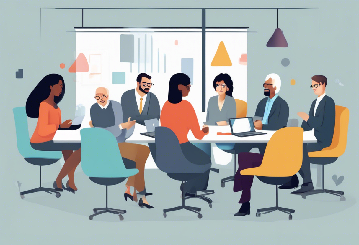 Der generationsübergreifende Austausch im Peer-Coaching bereichert die Teamkommunikation und hebt die Zusammenarbeit auf ein neues Level