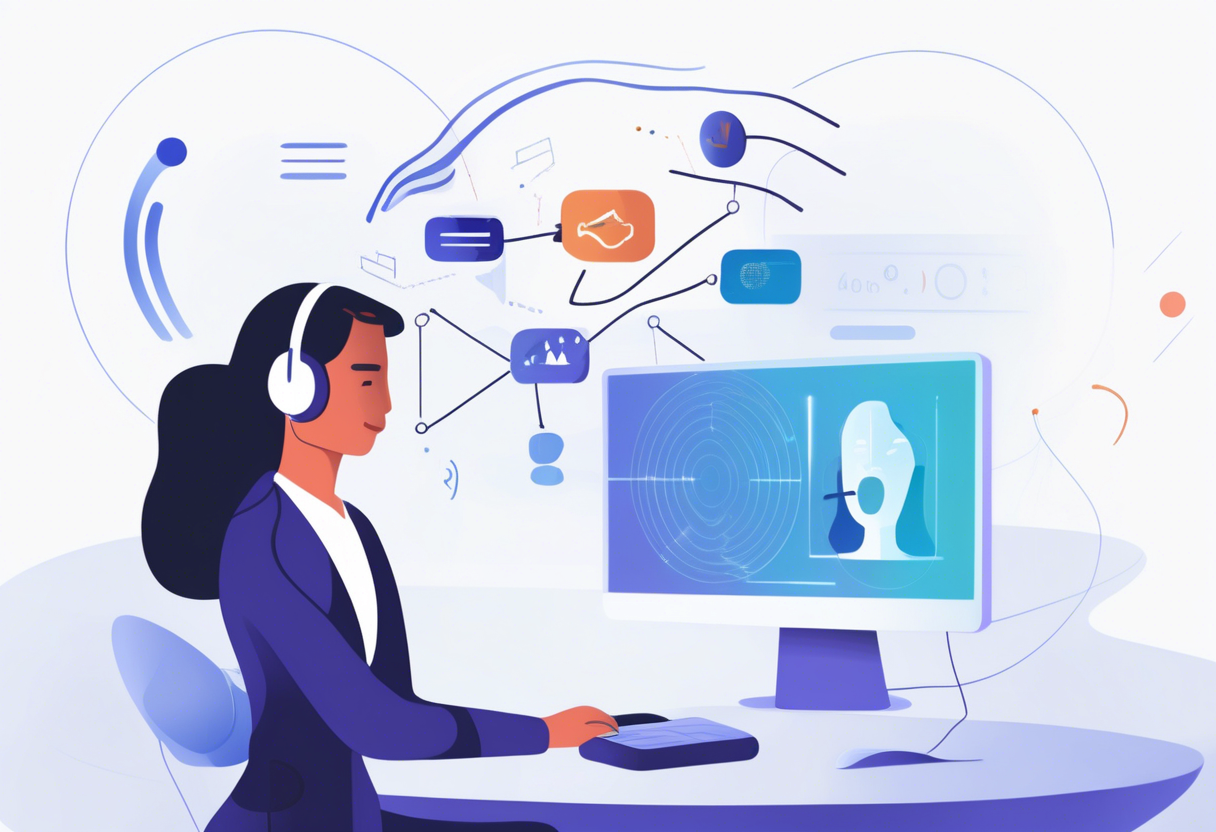 AI speech enhancement improves customer service by providing studio-quality sound, enhancing remote interactions with low delay and noise cancellation