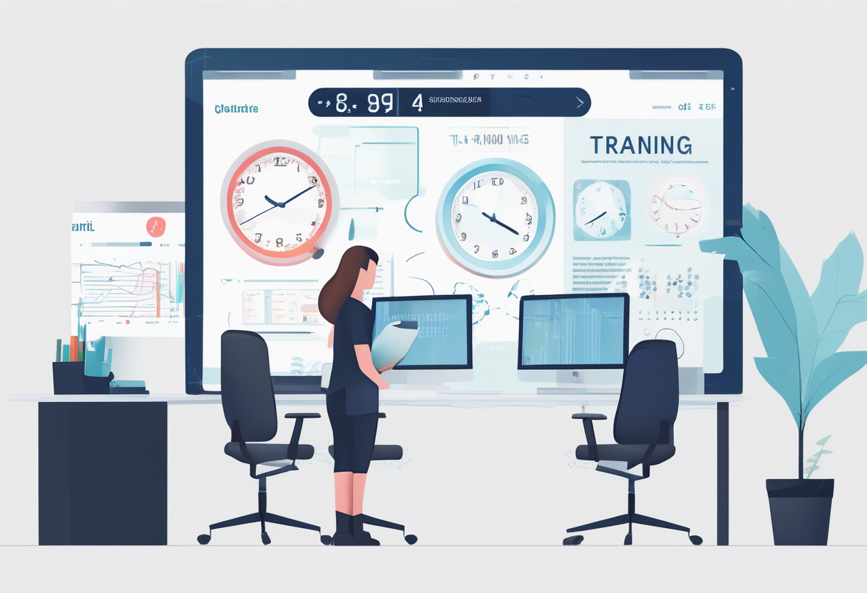 Generative AI significantly reduces content development time, from 40 hours to mere minutes, enhancing efficiency in training material creation