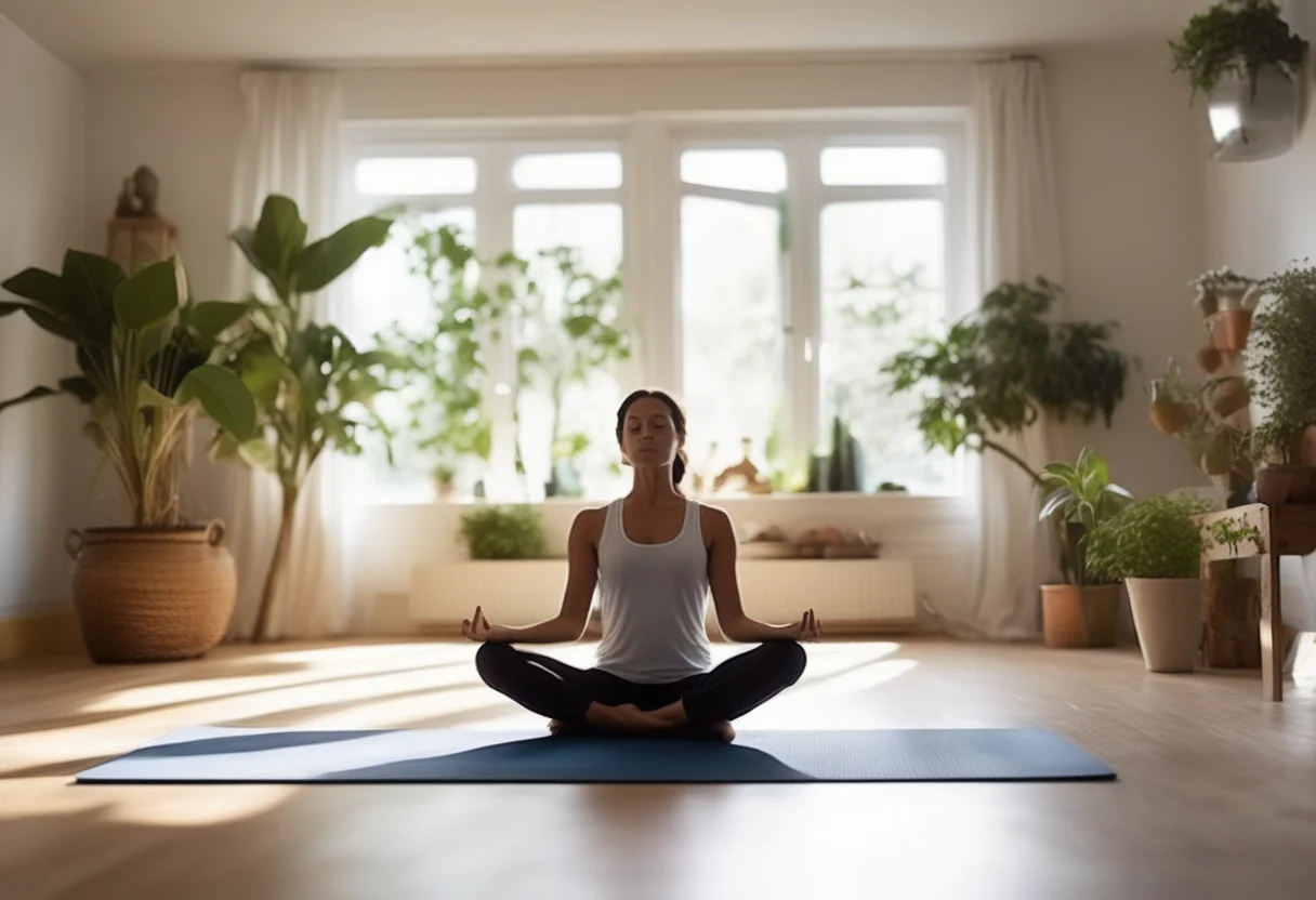 Techniques such as deep breathing, meditation, and stretching can help maintain motivation by focusing on emotional coping