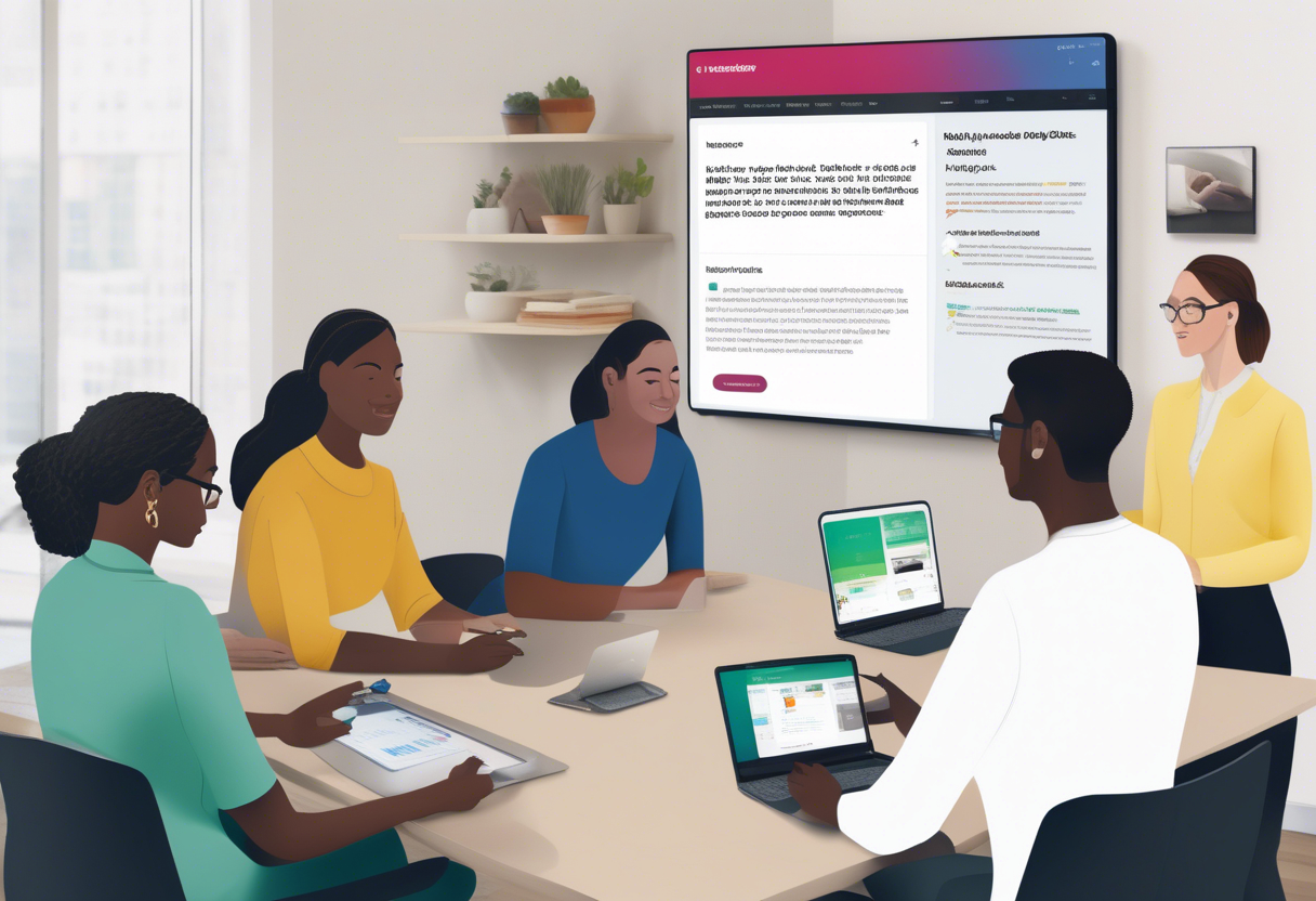 Regular analysis of book club and learning app usage helps refine systems based on employee feedback