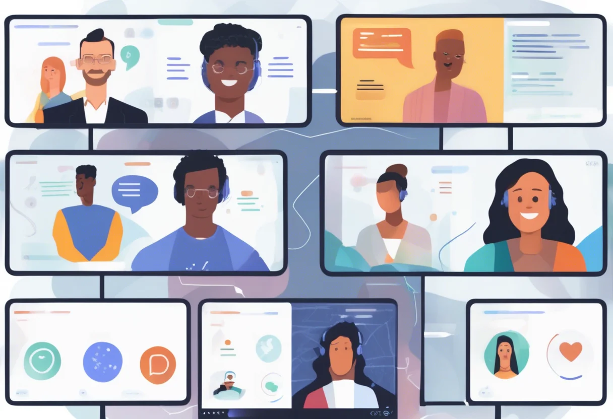 AI enhances remote communication by offering tools like live translation and sentiment analysis to improve clarity and understanding