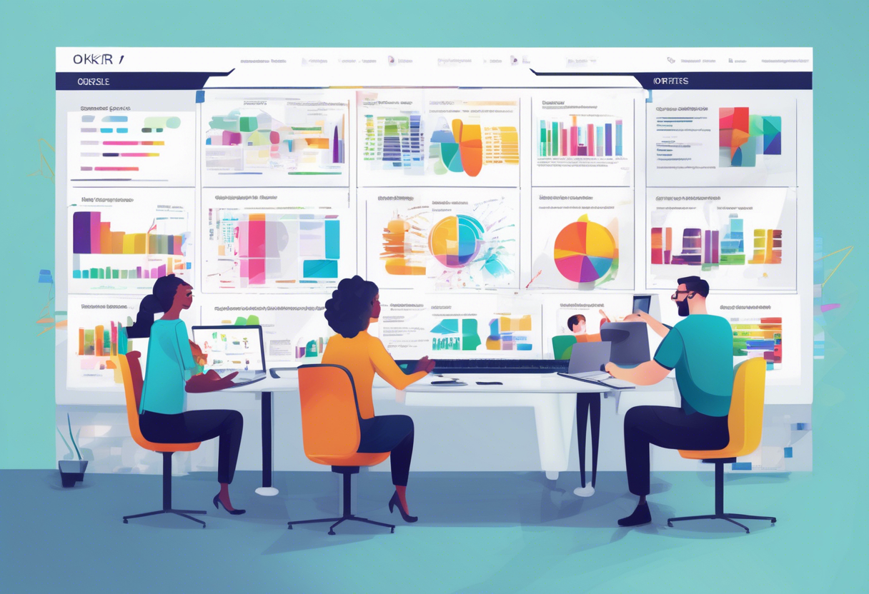 Effective tracking of development involves setting business-aligned goals and using OKRs to measure progress and ensure alignment with company objectives