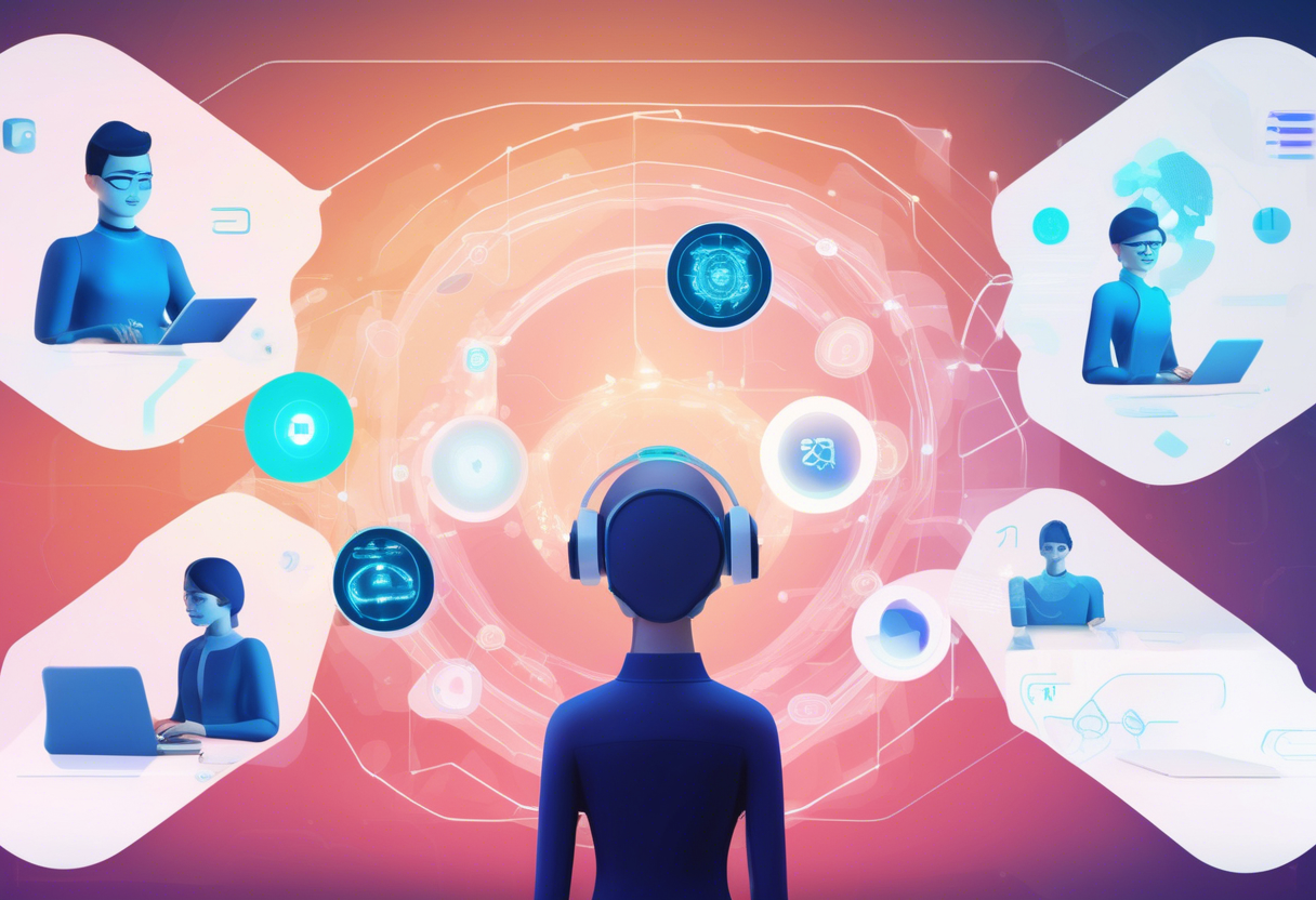 Generative AI creates tailored content, enhancing customer engagement through personalized communication