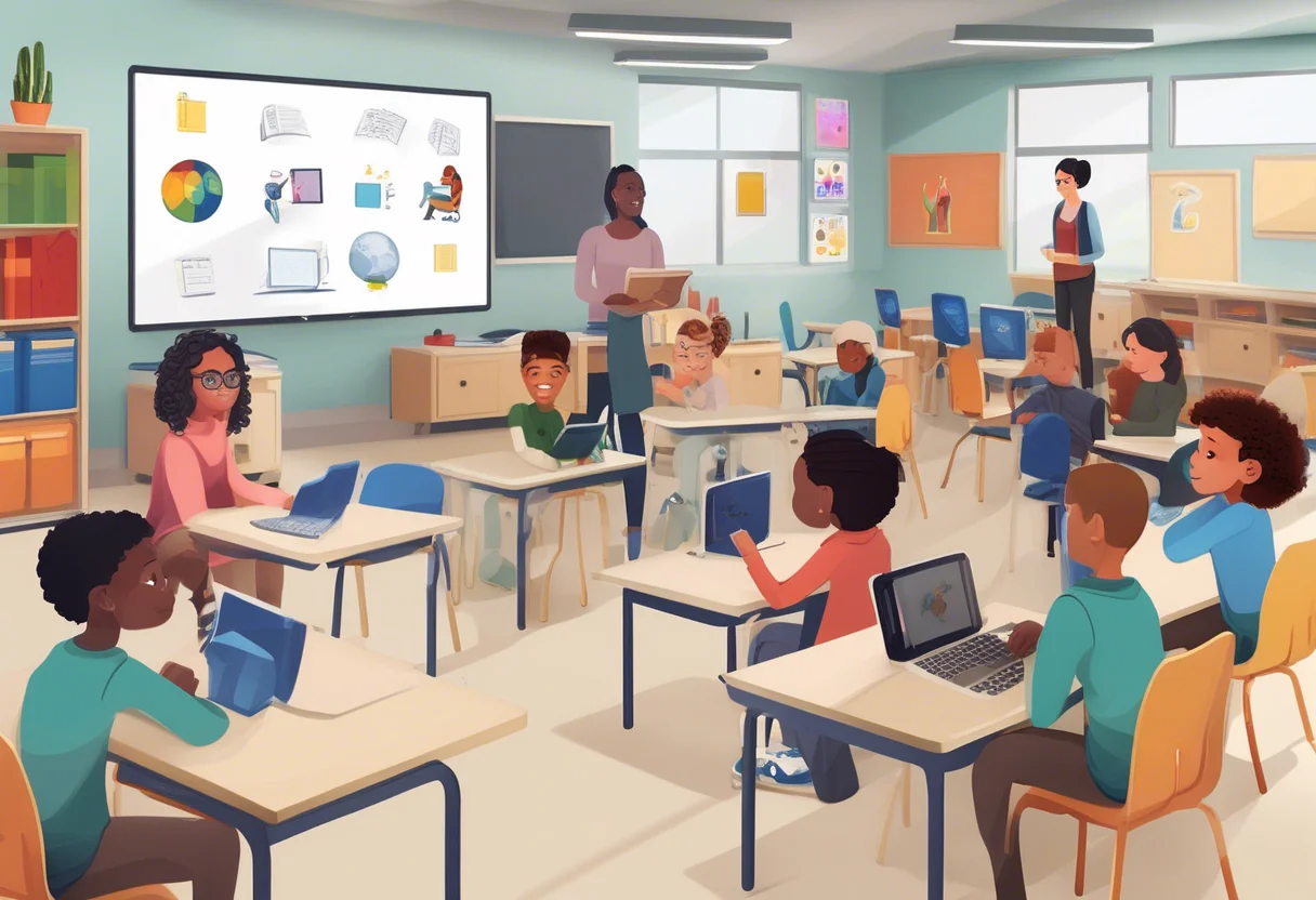 AI tools make education inclusive by adapting content for students with special needs, fostering a supportive learning environment