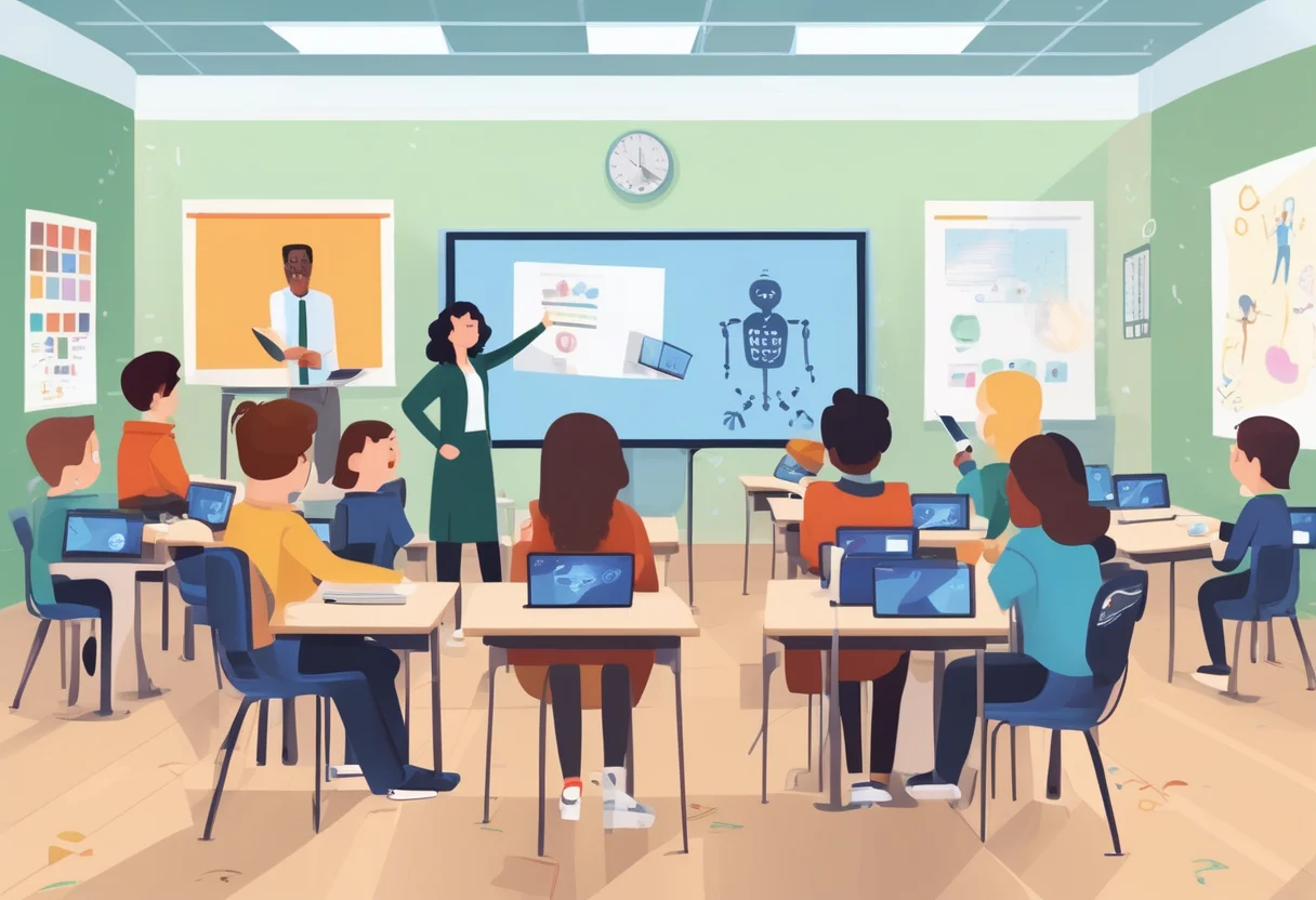 The synergy between AI and teachers accelerates skill development and enhances student engagement, resulting in a more dynamic and responsive educational experience