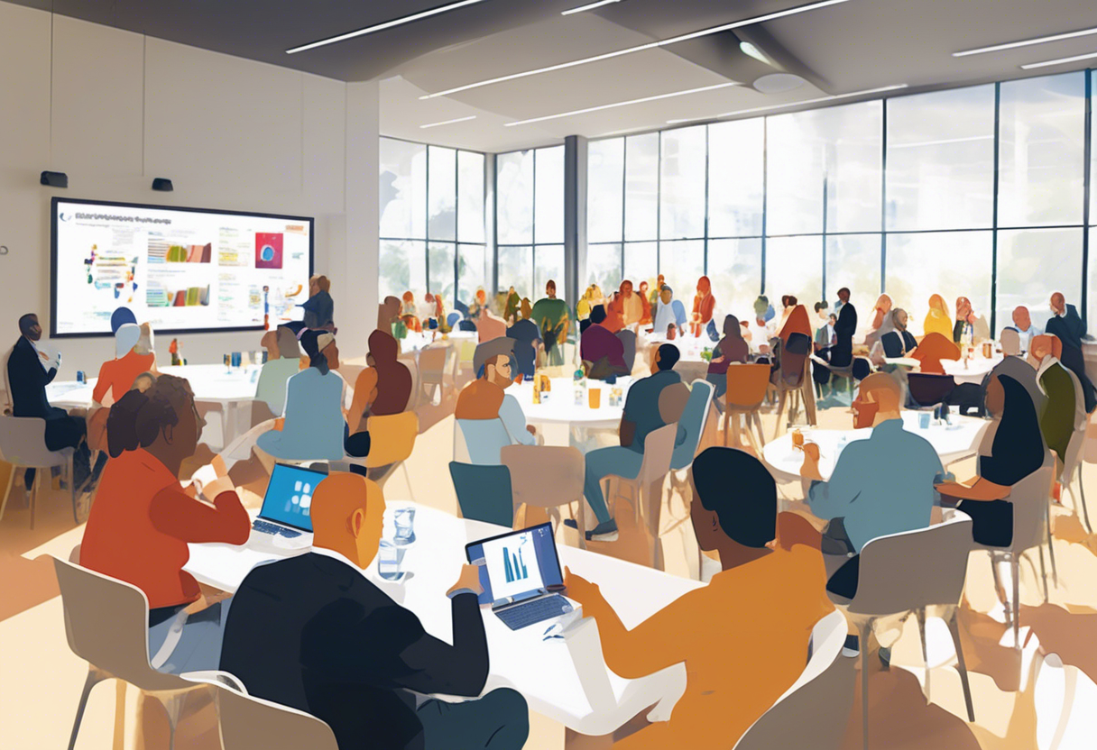 The program adapts to participants' needs through collaborative brainstorming, creating a flexible curriculum that enhances networking