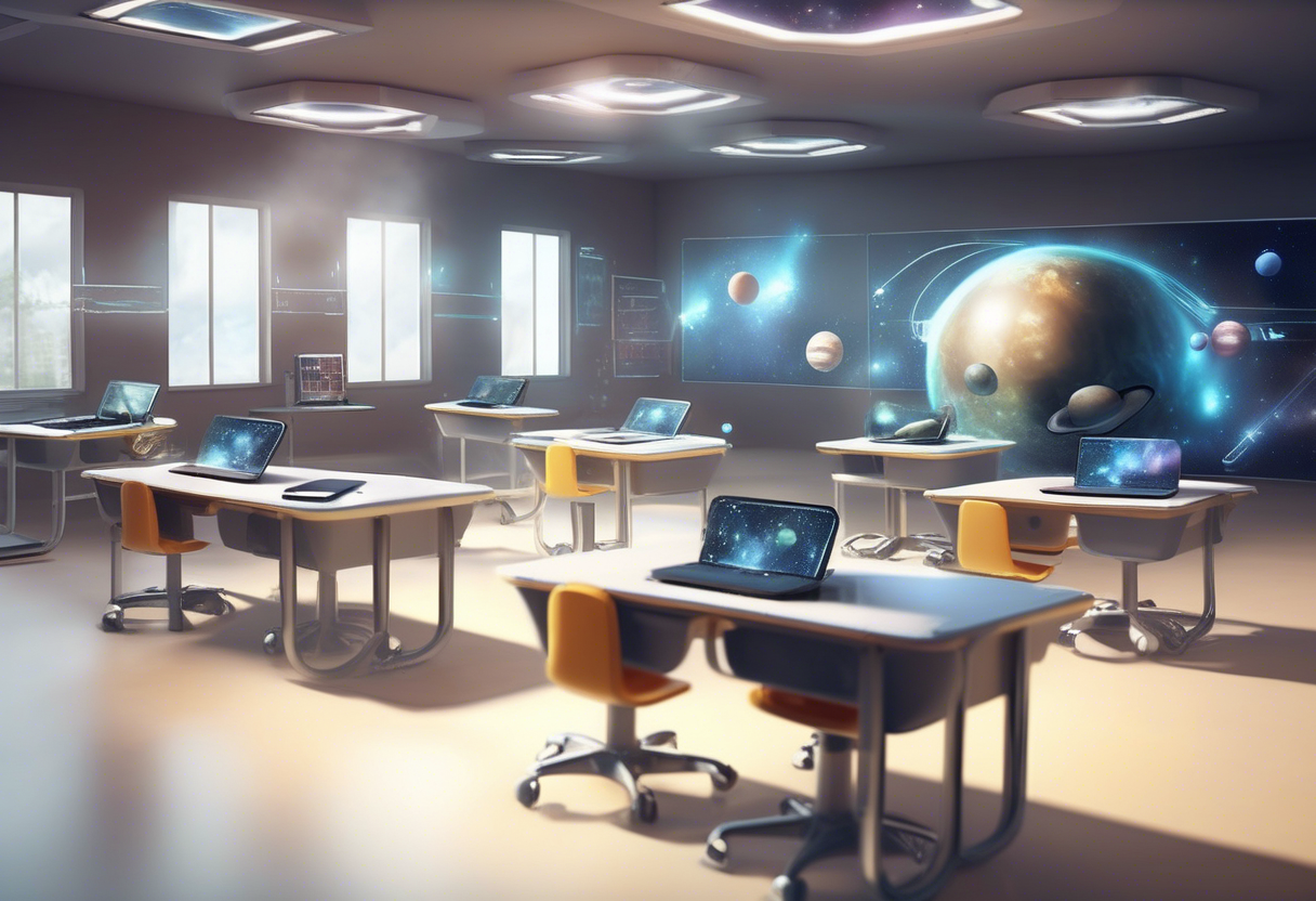 AI-driven AR and VR offer immersive, interactive learning experiences, enhancing motivation and comprehension through tailored simulations