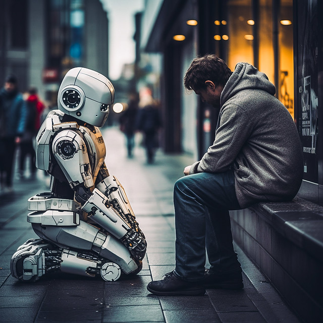 AI lacks the capacity for genuine emotional experience, leading to empathy that feels mechanical and insincere