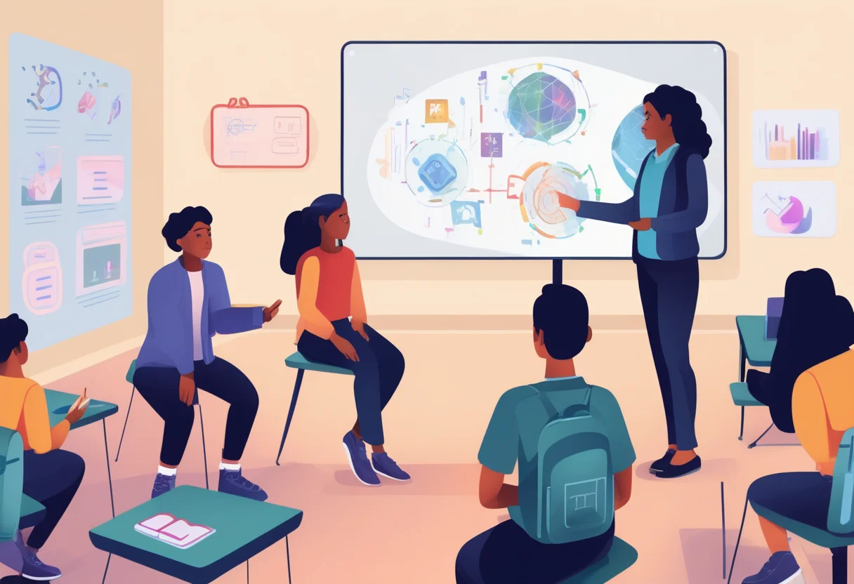 Addressing AI integration challenges in education requires focusing on equitable access, teacher training, and data protection