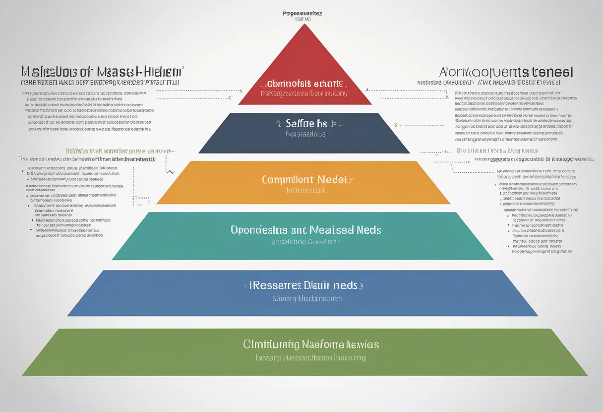 La pirámide de Maslow en el trabajo implica primero asegurar necesidades básicas y luego ofrecer reconocimiento y desarrollo personal
