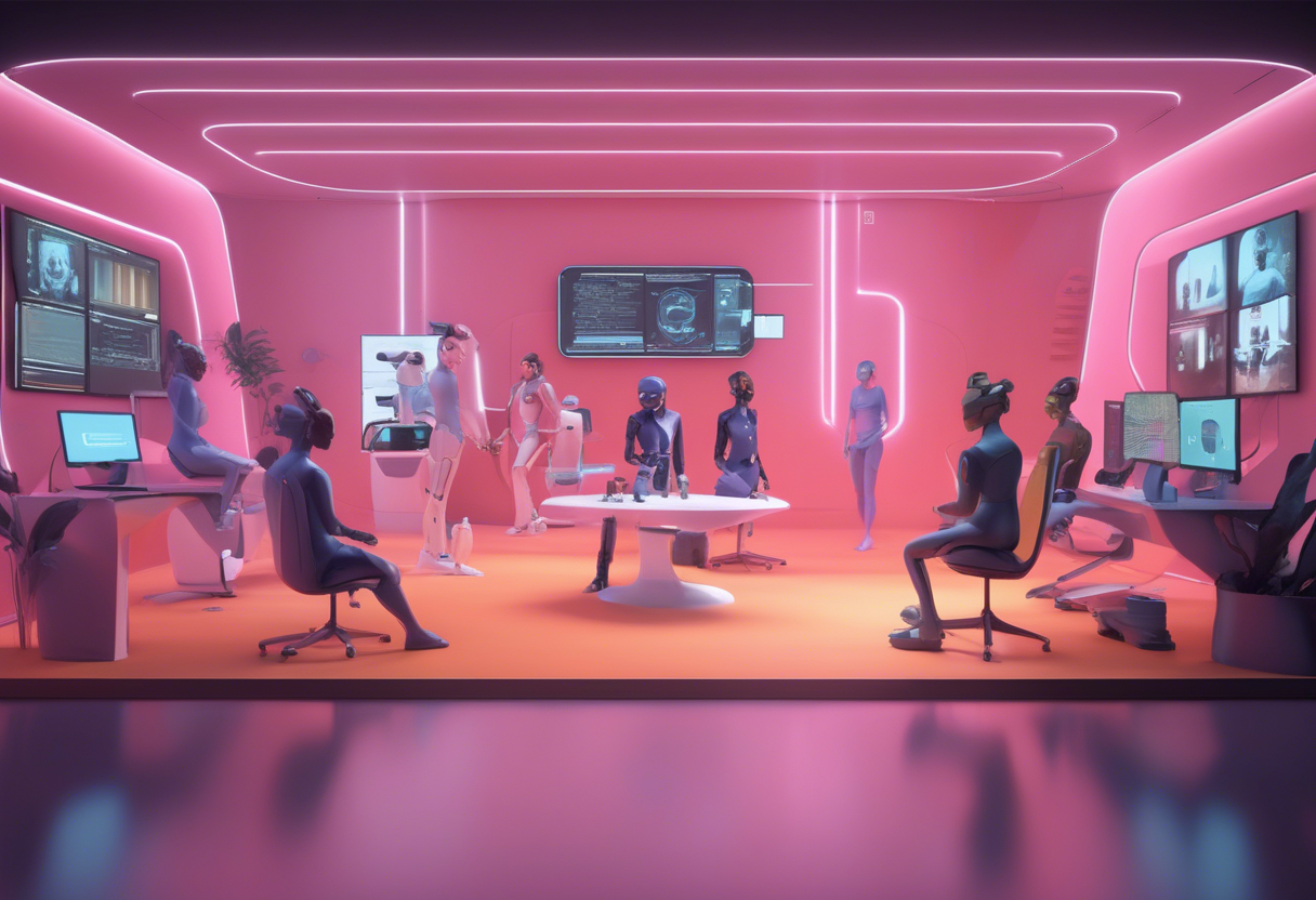 Deepbrain AI Studios offers an immersive environment for practicing public speaking with AI avatars, enhancing engagement and confidence