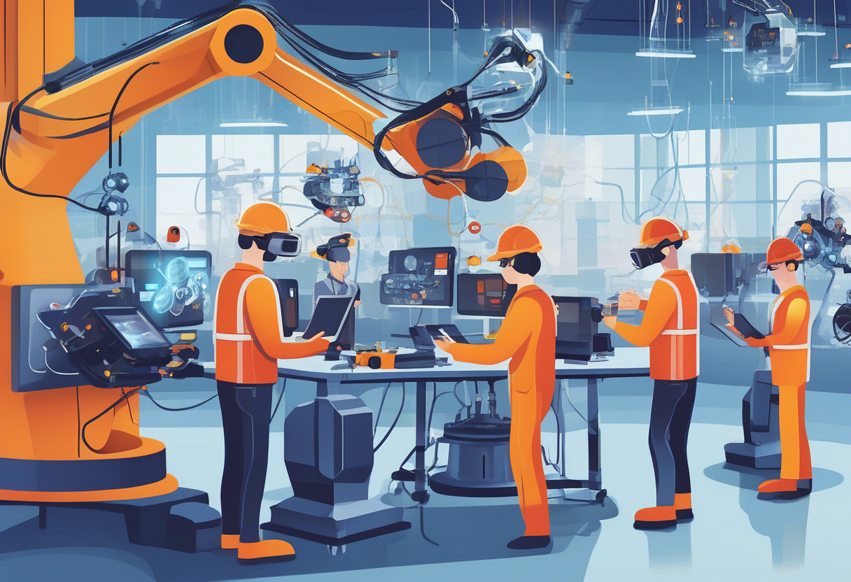 By leveraging IoT and VR in manufacturing, companies efficiently upskill employees, transforming them into immediate assets through digital skill transfer