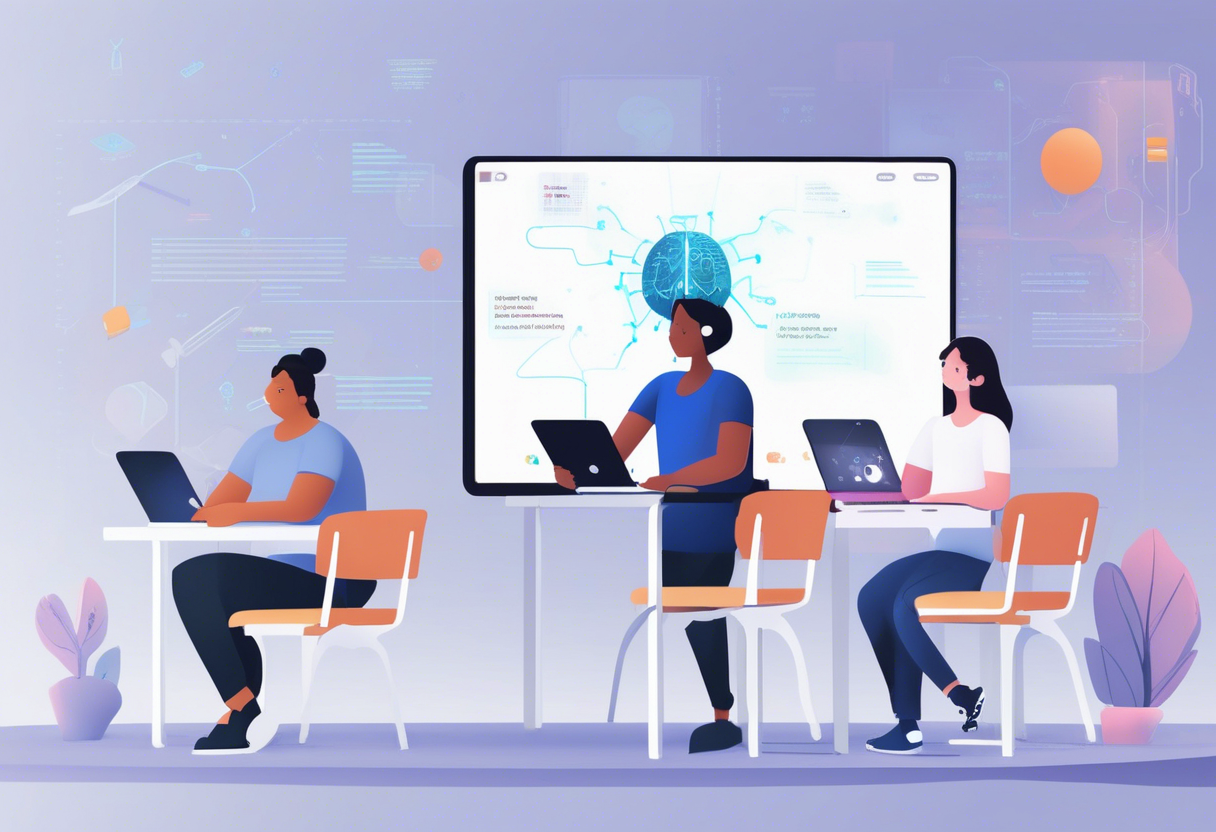 La inteligencia artificial en plataformas educativas ofrece tutorías personalizadas y adaptaciones en tiempo real, facilitando el aprendizaje autodirigido