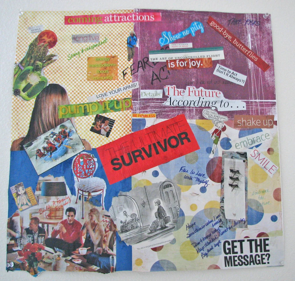 La elección entre un vision board físico y uno digital ofrece experiencias distintas: lo físico es tangible y terapéutico, mientras que lo digital ofrece flexibilidad y visibilidad constante