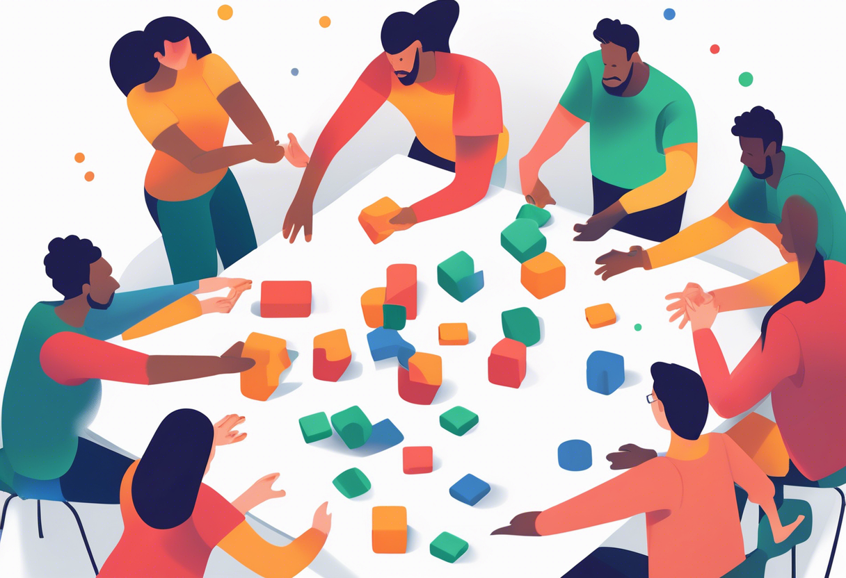 These games enhance team trust and communication by encouraging spontaneous thinking and creative interaction