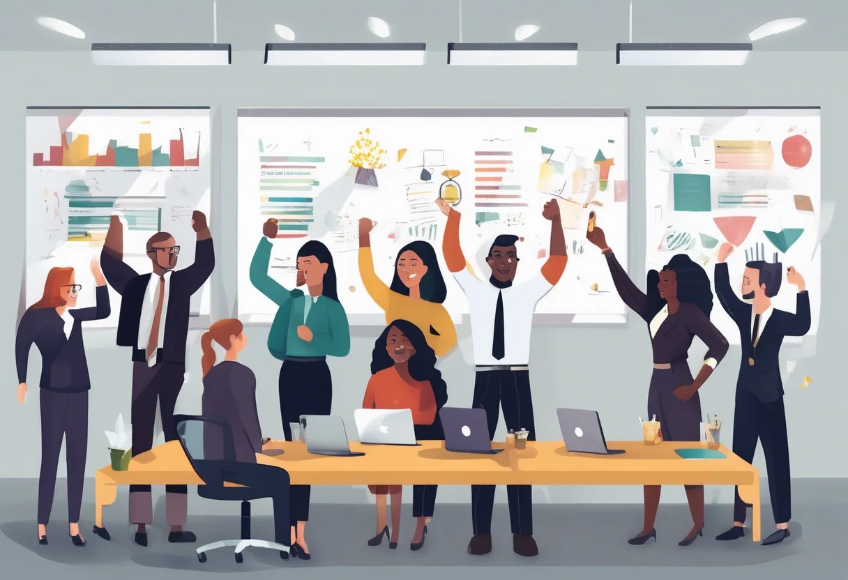 Celebrar logros, ya sean grandes o pequeños, con metas claras, es esencial para mantener alta la motivación de los empleados