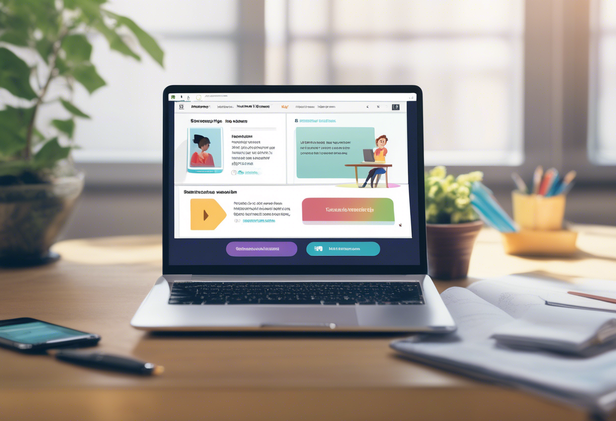 Las plataformas de cursos online combinan herramientas interactivas y actividades prácticas para mejorar la retención y el aprendizaje activo
