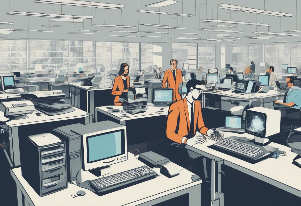 AIやクラウド技術の導入が遅れているため、AI