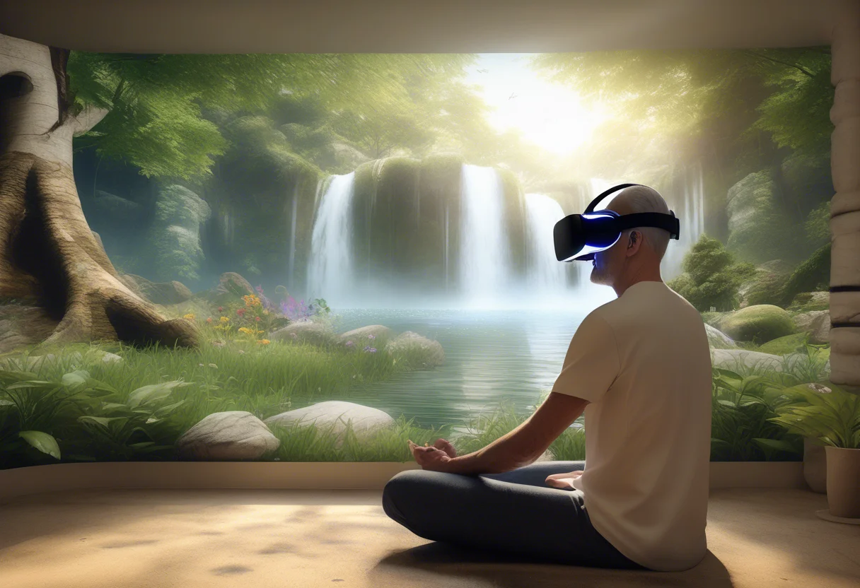 VR offers immersive experiences that help patients manage pain by providing distraction and promoting relaxation