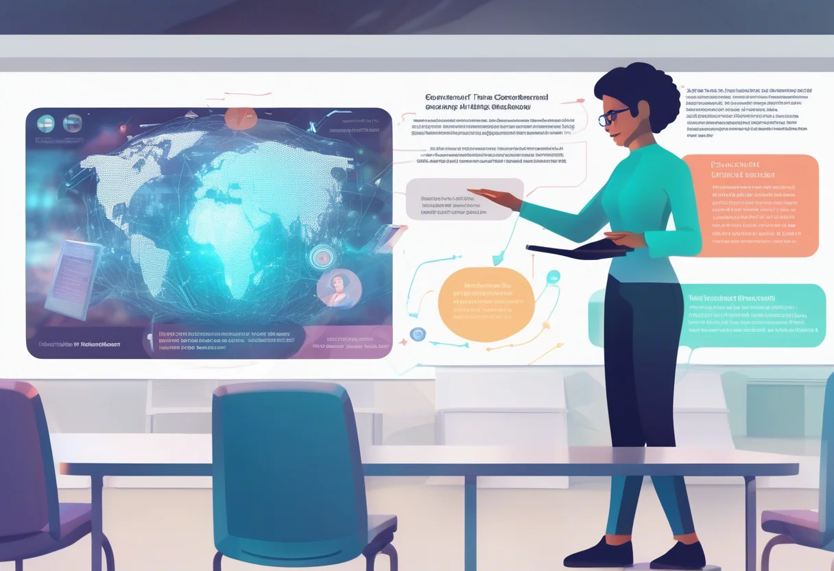 Generative AI not only identifies content gaps but also enriches courses with multimedia, boosting learner engagement