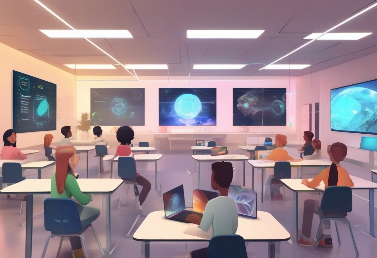 AI integration in virtual classrooms enhances personalized feedback and provides learning opportunities that transcend traditional settings