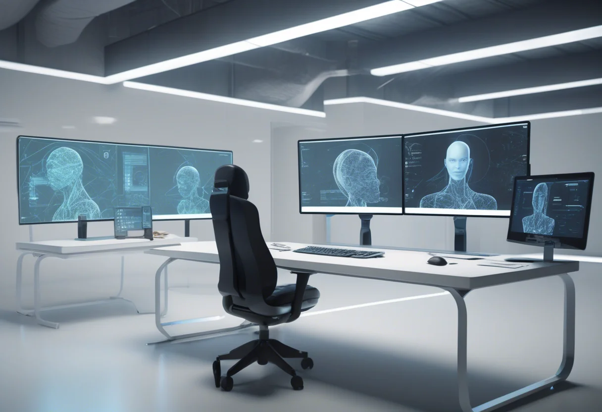 The AI Studios platform creates highly realistic digital avatars for engaging customer interactions, leveraging deep learning for a 96.5% likeness to real footage