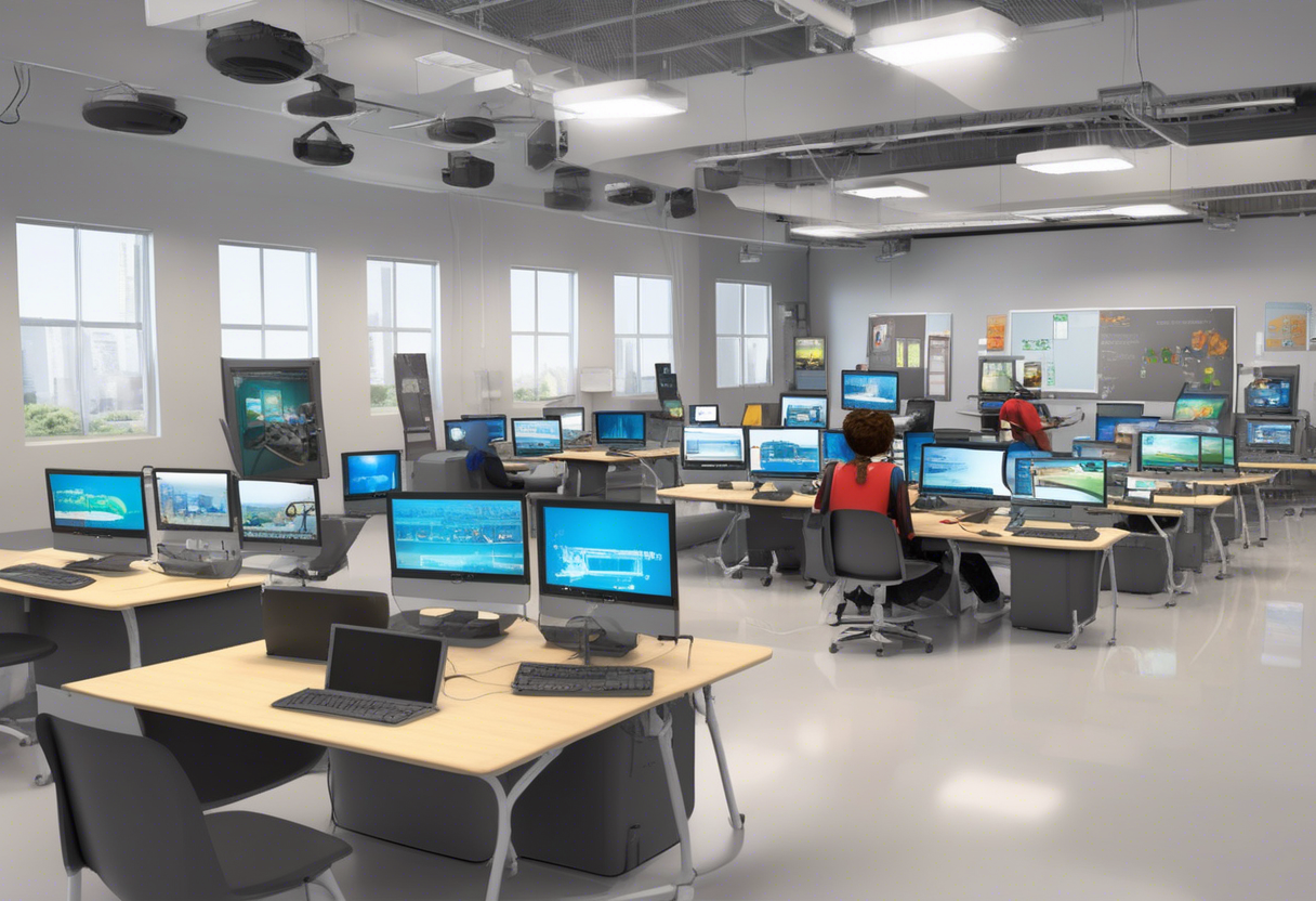 VR-Schulungen ermöglichen es Studierenden, in simulierten Produktionsumgebungen selbstständig zu lernen und ihr individuelles Lerntempo zu fördern