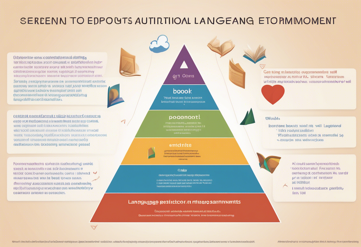 The triangle support model enhances both language skills and emotional comfort by integrating native language and cultural support