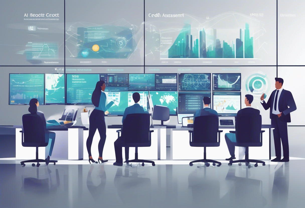 AI analysis helped a financial institution significantly reduce the incidence of bad debts by improving credit risk assessments