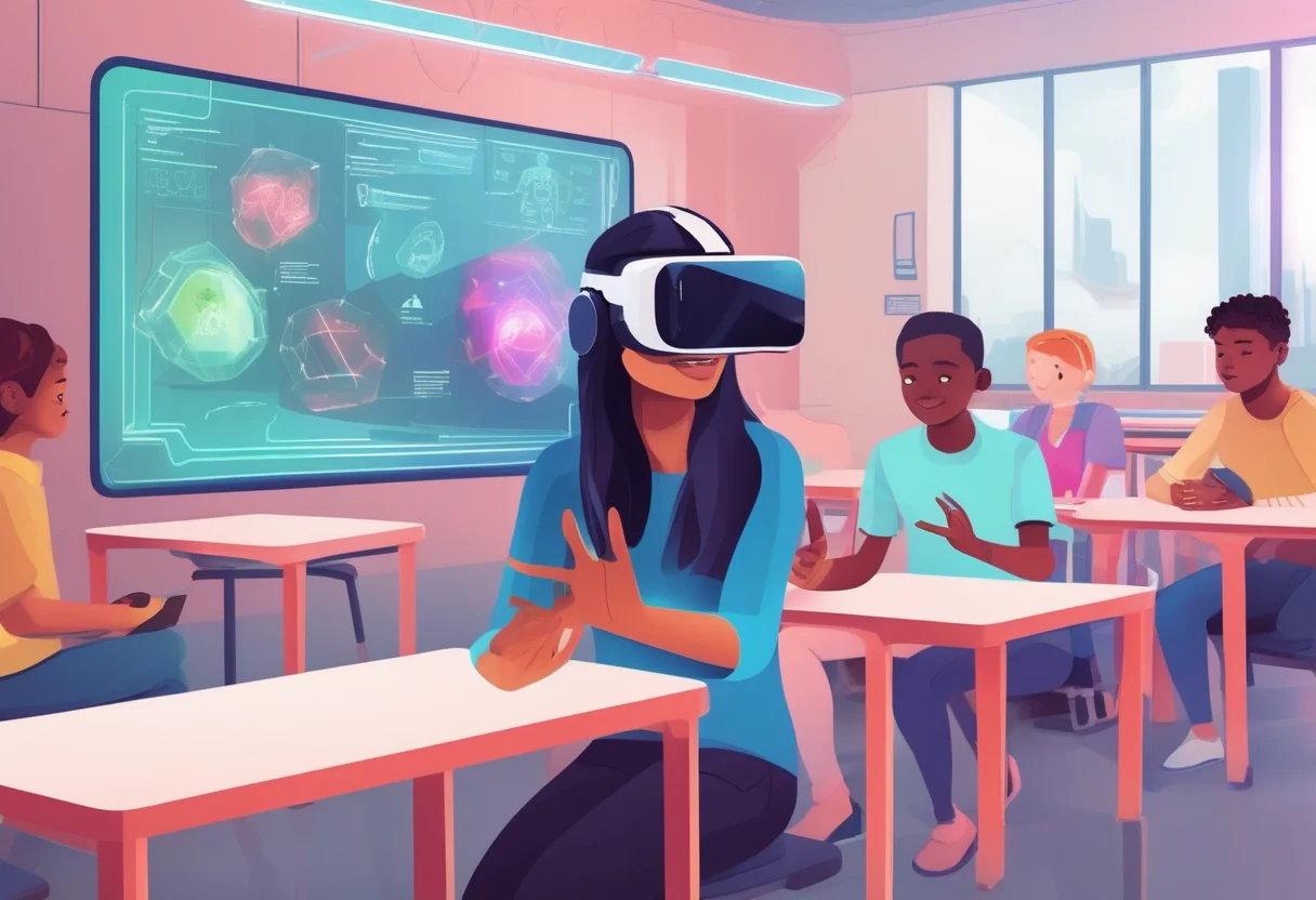 AI technologies are creating personalized and immersive learning experiences by adapting to students' emotions and integrating with VR for enhanced engagement