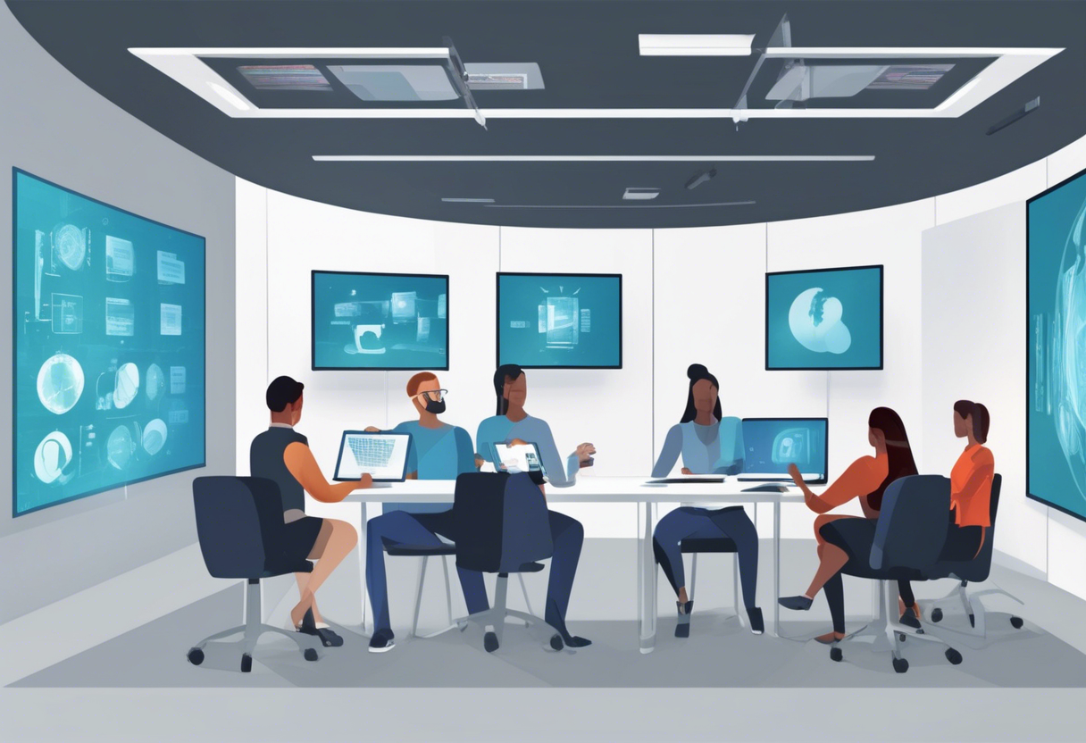 AI-driven training aligns L&D with business goals by optimizing resources, managing future skill gaps, and enhancing employee engagement and retention