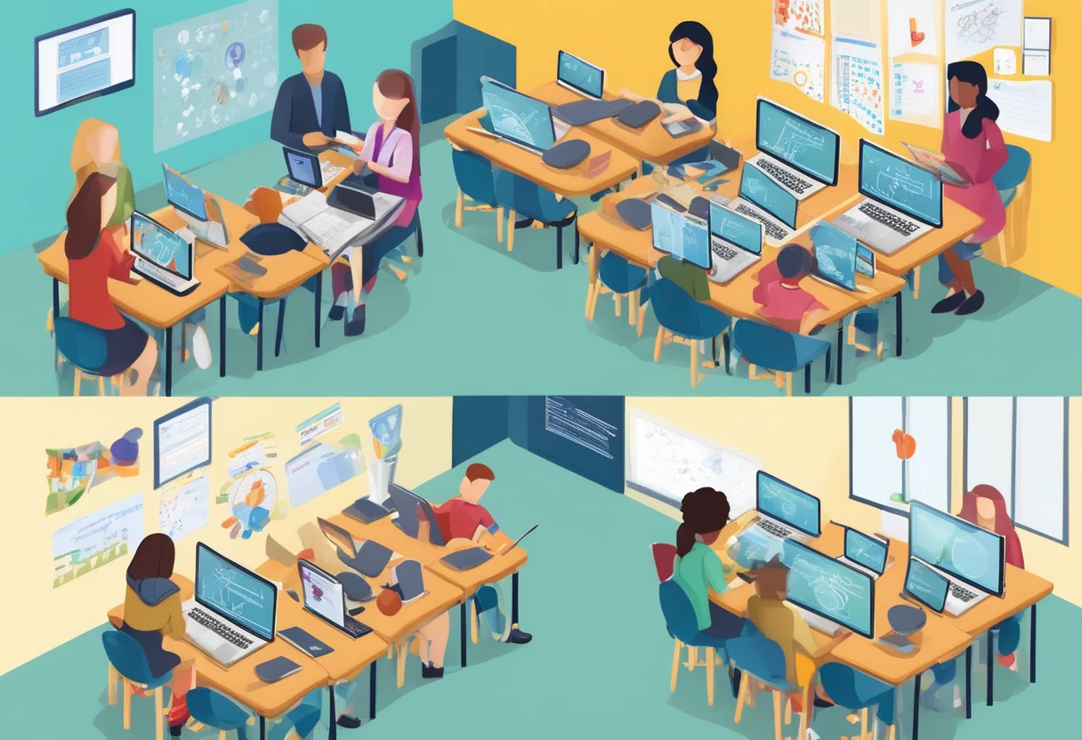 La gestión administrativa eficiente en los LMS se logra mediante la automatización de tareas y el uso de análisis de datos para mejorar continuamente el sistema educativo