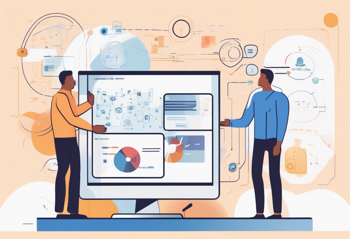 El modelo híbrido en coaching con IA combina la automatización de tareas por la IA con la empatía y apoyo emocional de los coaches humanos