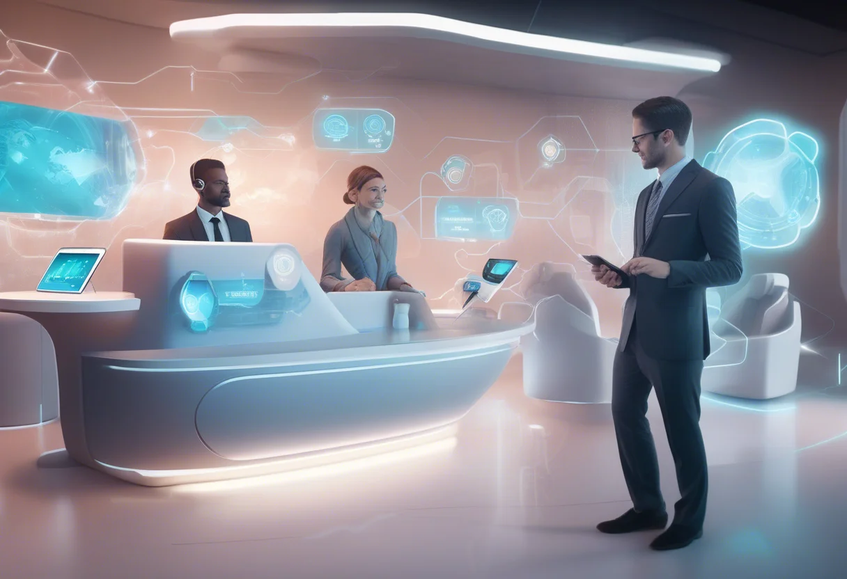 By 2025, the majority of customer interactions will be AI-assisted, showcasing the widespread integration of AI in the communication sector