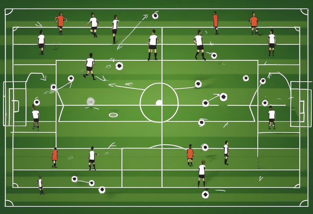 The Soccer-Field-Methode uses a soccer field as a visual aid to help leaders clearly understand roles, responsibilities, and strategic decisions within a team