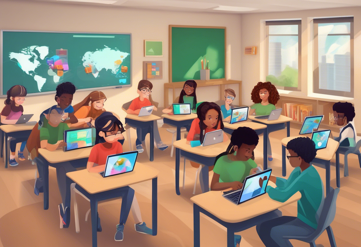 Las plataformas digitales promueven la colaboración y el aprendizaje lúdico, manteniendo a los estudiantes motivados y comprometidos