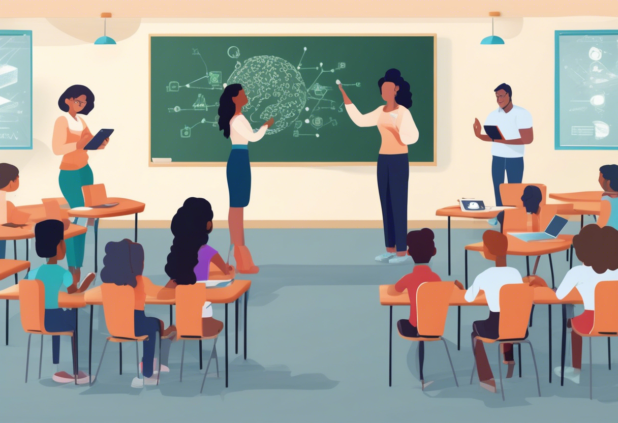 La IA, combinada con métodos tradicionales, mejora la enseñanza al permitir personalización y supervisión humana, especialmente en el aprendizaje de idiomas