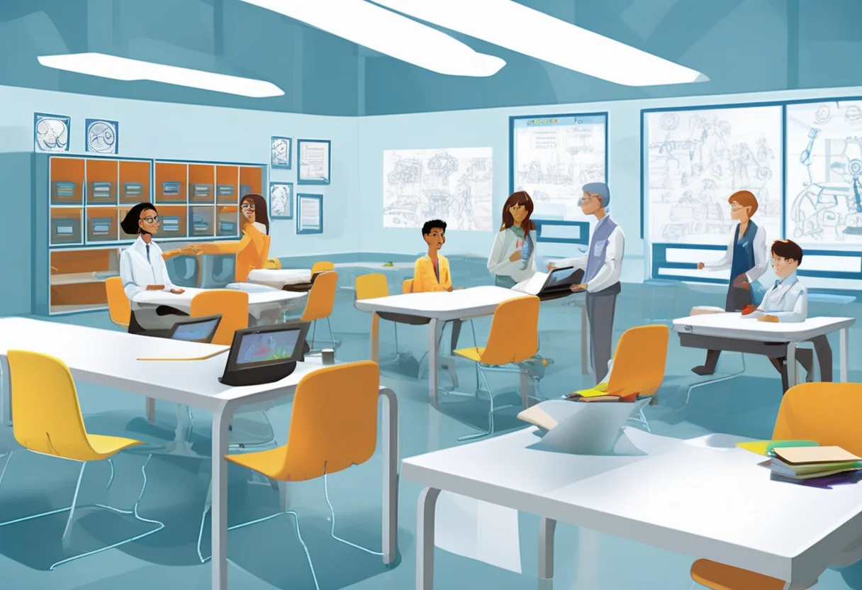 AI empowers educators by automating routine tasks, allowing them to dedicate more time to personalized teaching and student engagement