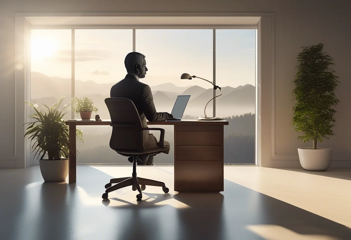 Mindfulness enhances self-awareness and emotional control in leaders, aiding in calm decision-making by understanding and managing emotions